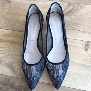 Ron White black lace pumps. Size 9